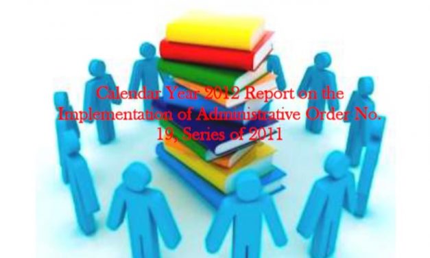 CY 2012 Inventory of Student Researches