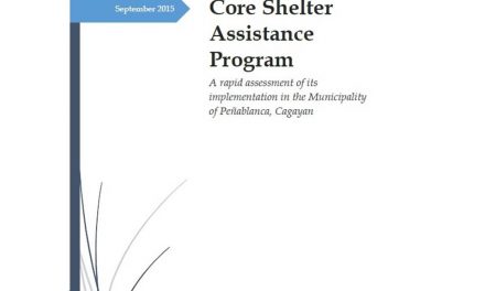 Rapid Assessment of Core Shelter Assistance Program