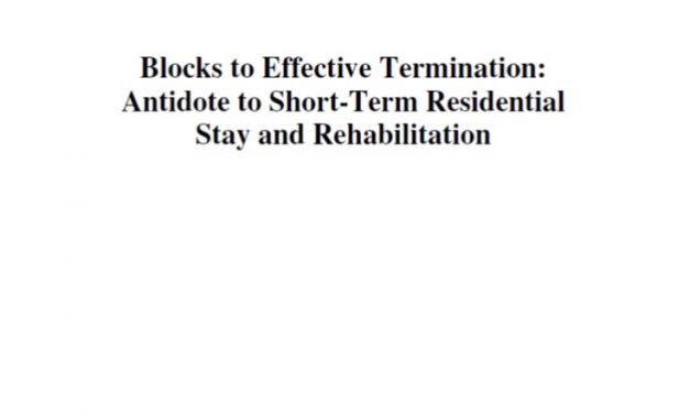 Report on the Study on the Prolonged Stay of Residents in DSWD Center and Institutions