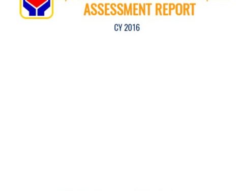 CY 2016 DSWD Overall Assessment Report