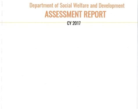 CY 2017 DSWD Overall Assessment Report
