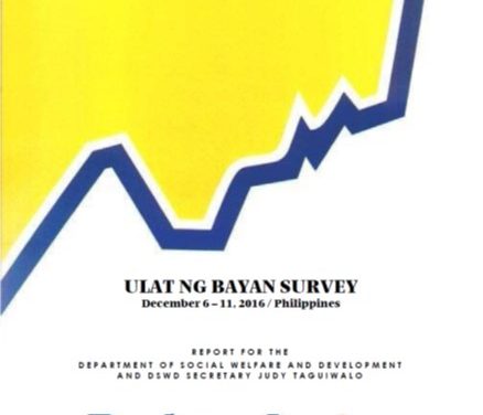 Ulat ng Bayan Survey (December 2016)