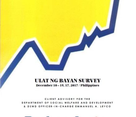 Ulat ng Bayan Survey (December 2017)