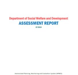 2019 Annual Assessment Report