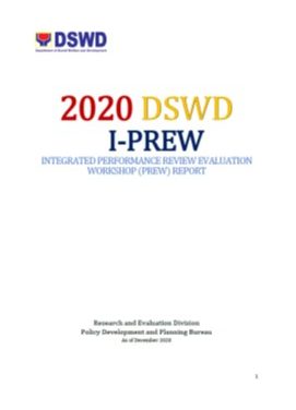 2020 DSWD I-PREW
