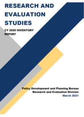 Research and Evaluation Studies: CY 2020 Inventory Report