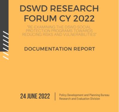 DSWD RESEARCH FORUM CY 2022