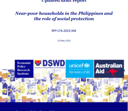 Near-poor households in the Philippines and the role of social protection (Draft Report)