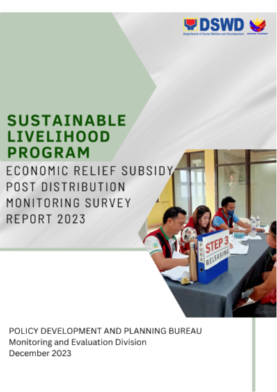 SLP Economic Relief Subsidy Post Distribution Monitoring Survey Report 2023